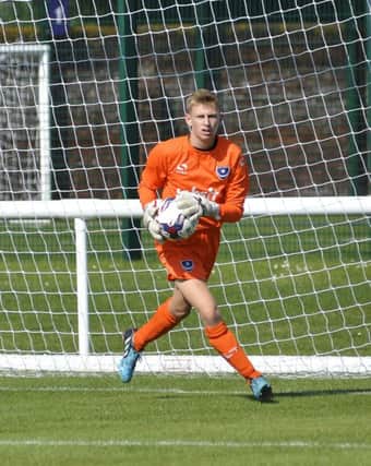 Pompey Academy goalkeeper Jack Collins   Picture: Neil Marshall