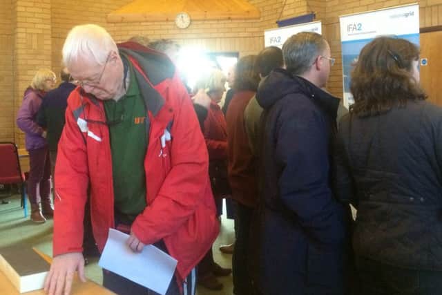 Residents at the consultation