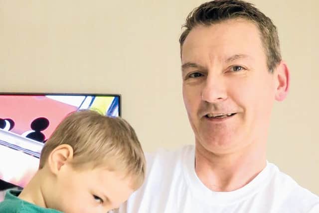 Steve Bonnick and son Charlie