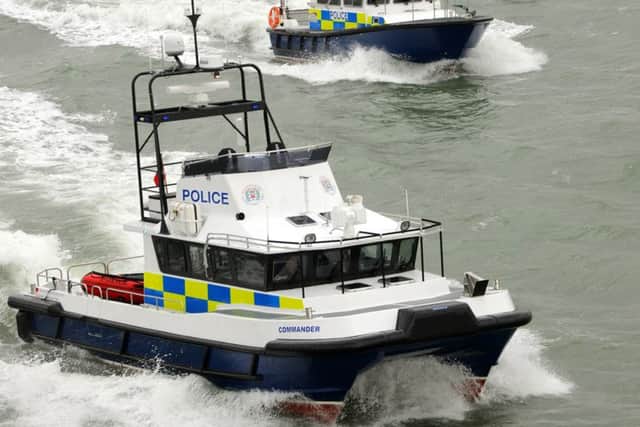 Hampshire police's marine unit fleet