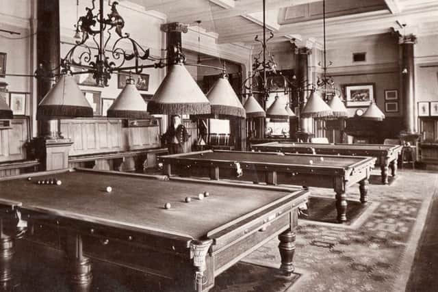 The billiard room