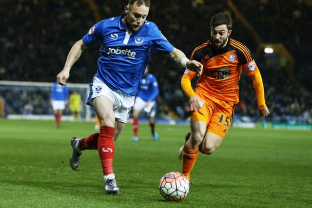 Pompey full-back Ben Davies Picture: Joe Pepler