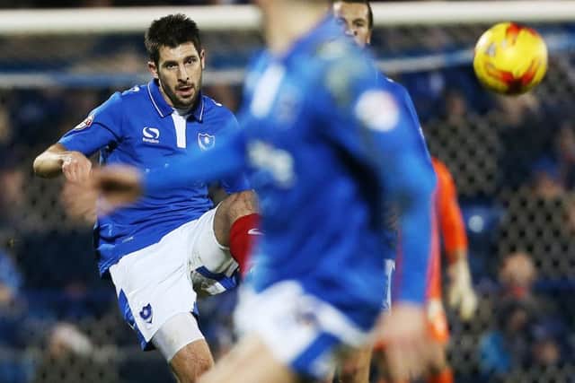 Pompey midfielder Danny Hollands Picture: Joe Pepler