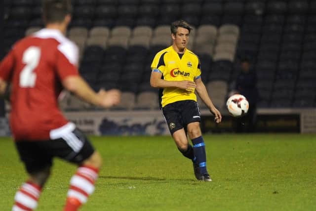 Brett Poate netted for Gosport in the defeat to Concord Rangers