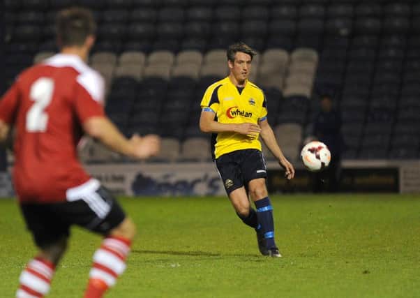 Brett Poate netted for Gosport in the defeat to Concord Rangers