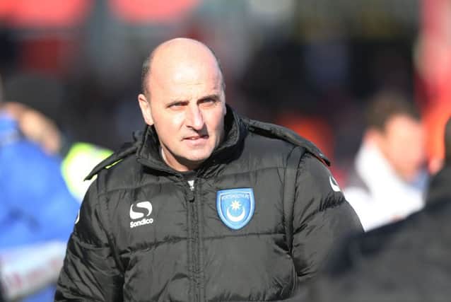 Pompey boss Paul Cook Picture: Joe Pepler