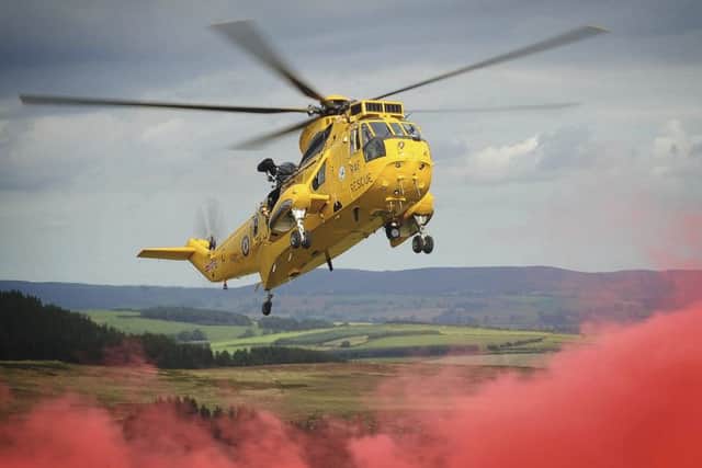 A Royal Air Force Search and Rescue Sea King helicopter Picture: MoD/SAC Graham Taylor ANL-141028-171615001