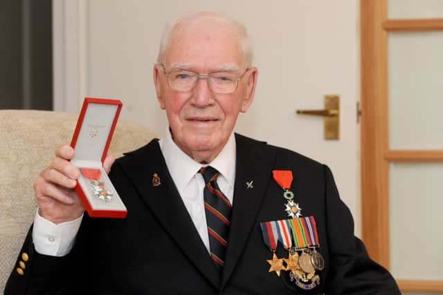 D-Day veteran Ted Turner, 90, from Waterlooville, pictured last October