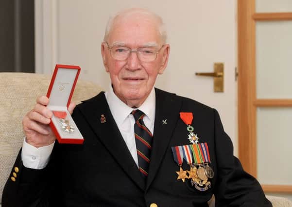 D-Day veteran Ted Turner, 90, from Waterlooville, pictured last October