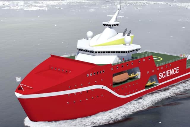 The new polar research ship