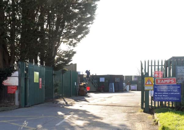 Hayling Island Household Waste Recycling Centre in Fishery Lane, Hayling Island