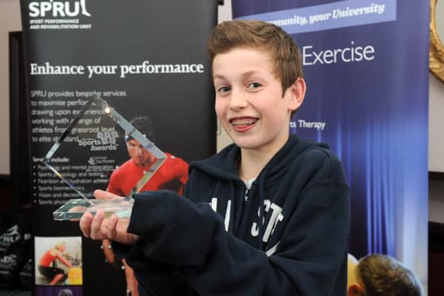 Freddie Wood was among the winners at our Sports Awards last year. Picture: Allan Hutchings (150265-254)
