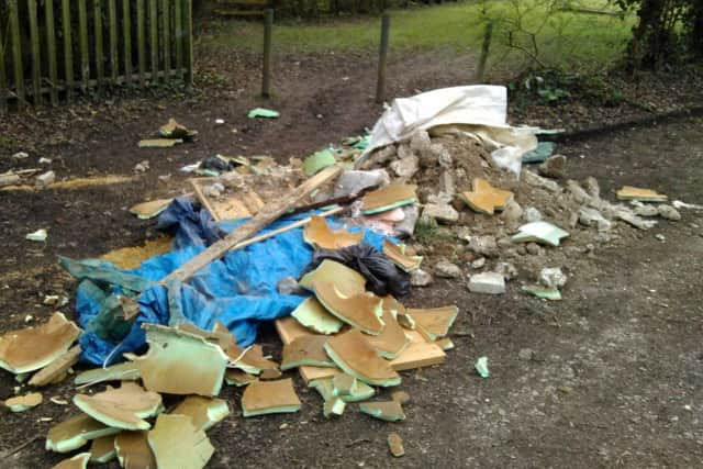 Fly-tipping in Cowplain