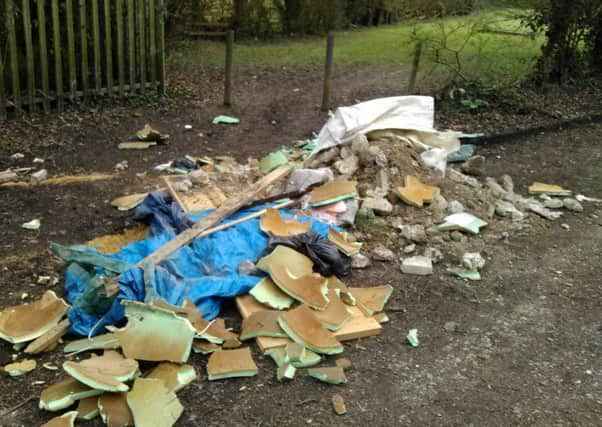 Fly-tipping in Cowplain