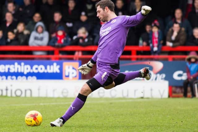 Paul Jones in action for Crawley. Picture: Jack Beard
