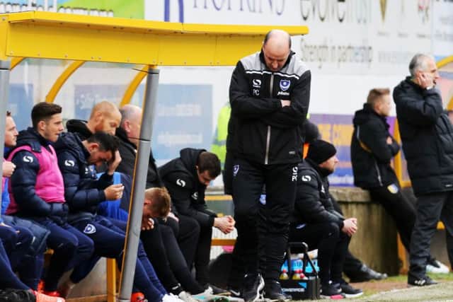 Paul Cook can't watch at Mansfield on Saturday. Picture: Joe Pepler