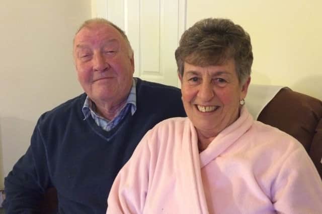 Neighbours Eve and Pete Munro, who called the fire service Picture: Kimberley Barber
