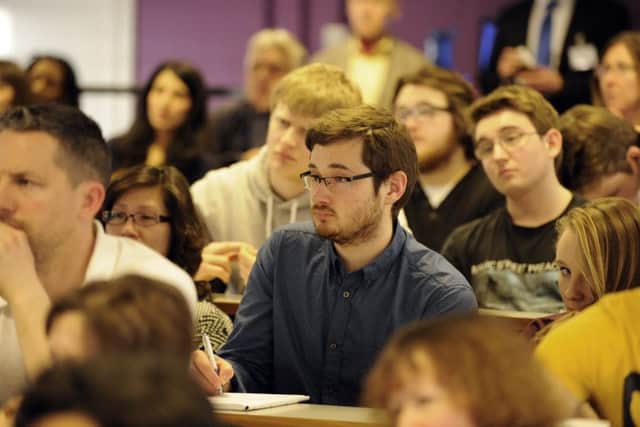 People at the University of Portsmouth's referendum debate