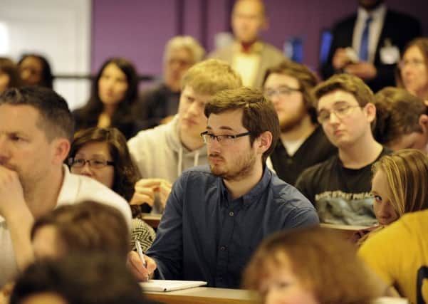 People at the University of Portsmouth's referendum debate