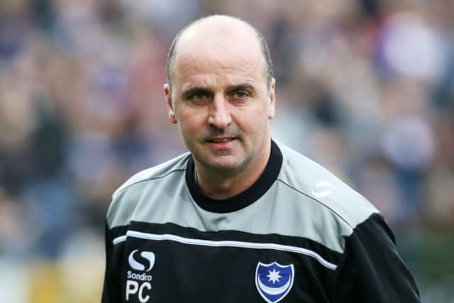 Pompey boss Paul Cook. Picture: Joe Pepler