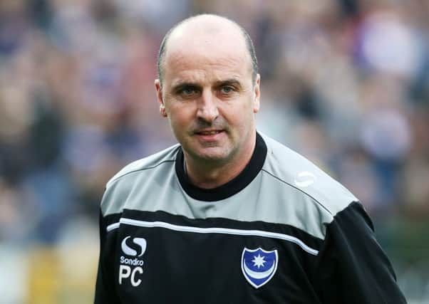 Pompey boss Paul Cook. Picture: Joe Pepler