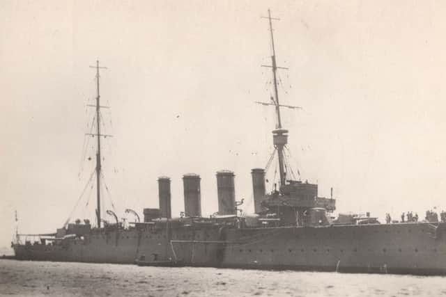 HMS Southampton at the time of Jutland.