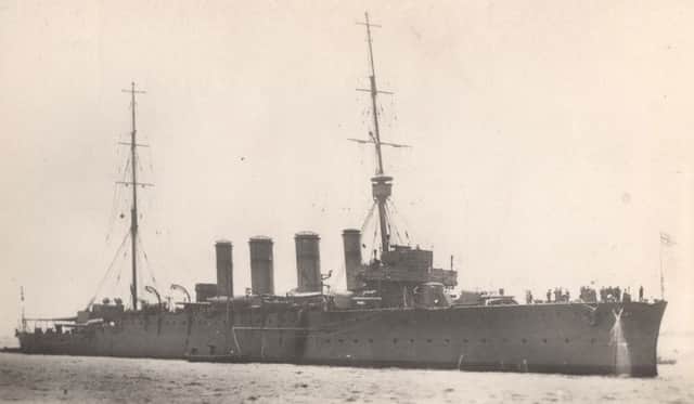 HMS Southampton at the time of Jutland.