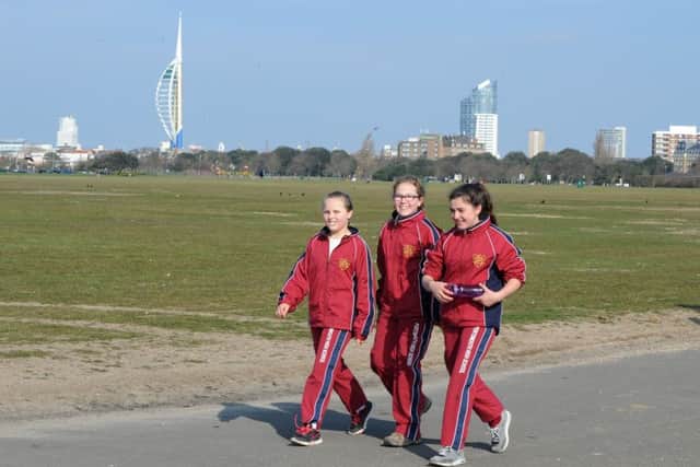 Girls during the walk Picture: Sarah Standing (160531-8609)
