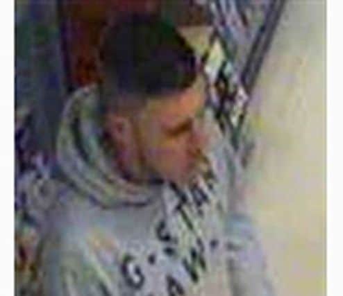 A man caught on CCTV after theft at Co-op in Middle Park Way - reference numbers 44150335184 and CS1510-13139
