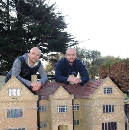 Brothers Dean and Mark Wilson from Portsmouth, who have taken over the model village in Southsea from Mark's mother-in-law Picture: Sarah Standing (160534-8937)