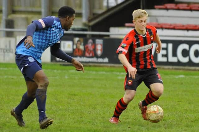 Oliver Bailey got the goal on Wednesday. Picture: Malcolm Wells