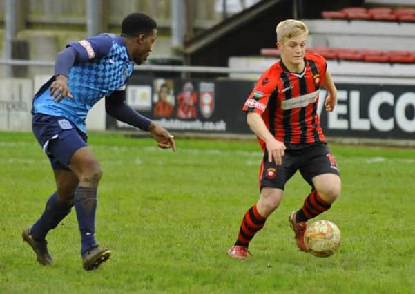 Oliver Bailey got the goal on Wednesday. Picture: Malcolm Wells