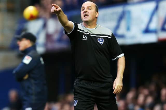 Pompey boss Paul Cook. Picture: Joe Pepler