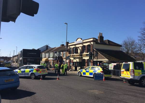 The junction of Eastney Road and Bransbury Road in Eastney has been closed after an accident

Picture: Kimberley Barber