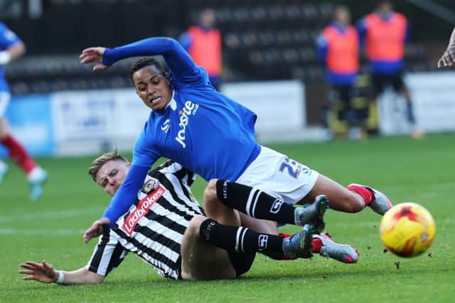 Pompey host Notts County this afternoon. Picture: Joe Pepler