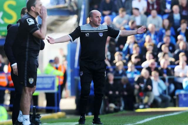 Pompey boss Paul Cook. Picture: Joe Pepler