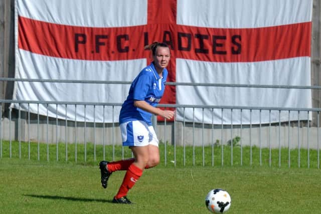Leeta Rutherford scored for Pompey at Forest Green
