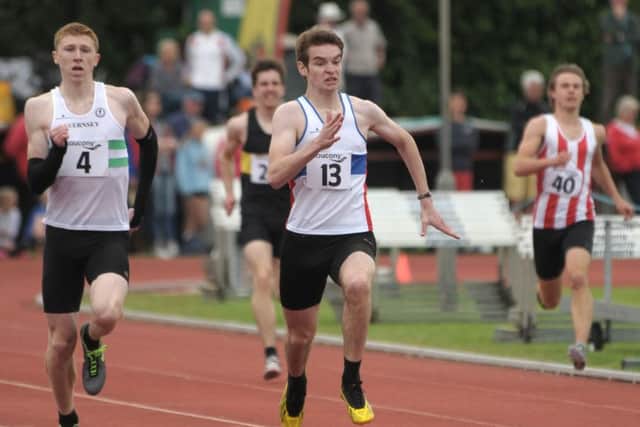 Harrison Pocock, centre, will be racing tonight