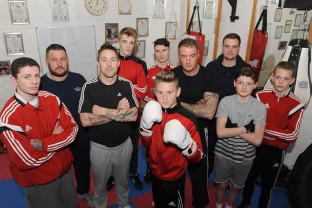 Disgruntled boxers from Team Wiseman Boxing Club