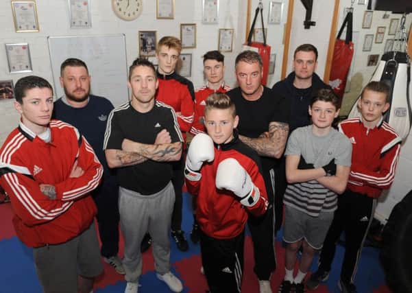 Disgruntled boxers from Team Wiseman Boxing Club