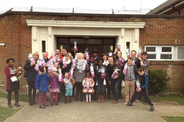 CHOCOLATE TREATS Family Church Havant taking part in the Easter giveaway
