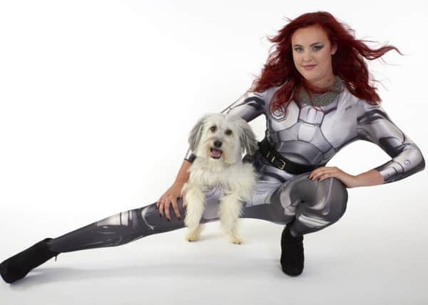 Mission ImPUDSEYble
Ashleigh and Pudsey at The Kings Theatre