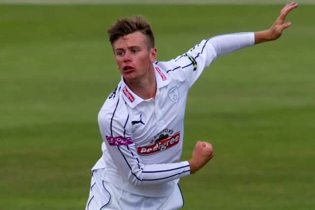 Hampshire spinner Mason Crane Picture: Neil Marshall