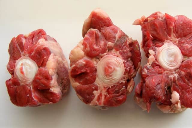 Raw oxtail