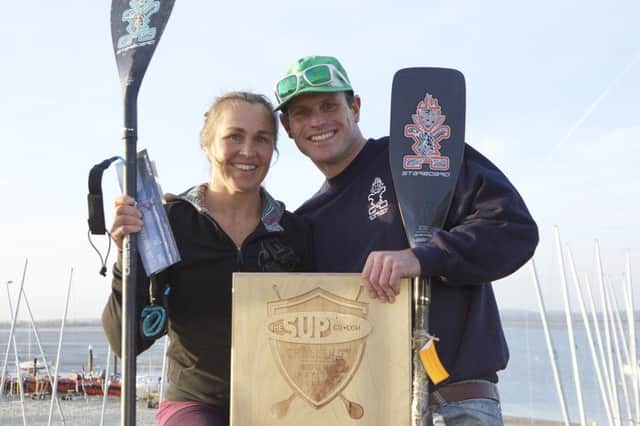 Marie Buchanan and Paul Simmons. Picture: Allan Cross/nationalwatersportsfestival.com