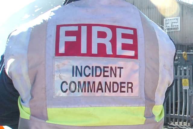A major fire is ongoing