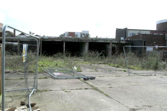 The eyesore site in
West Street, Havant