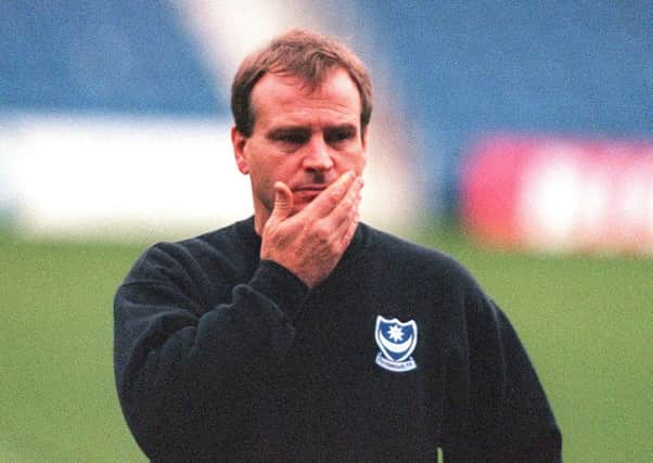 Dave Kemp gets a first look at his new players on his return to Pompey in 1999