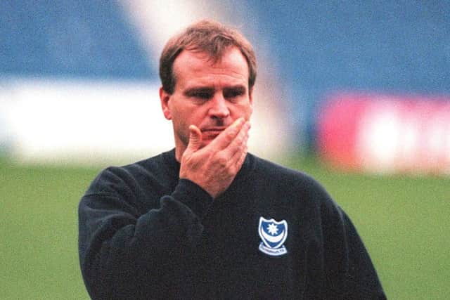 Dave Kemp gets a first look at his new players on his return to Pompey in 1999
