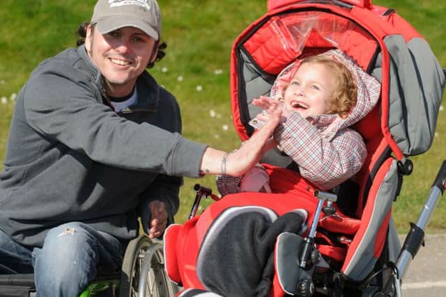 David Williamson gets a high five from Willow Scotney-Williams